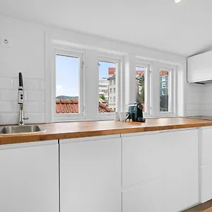  Appartement Modern Penthouse With A View - Behind Bryggen Norvège